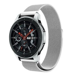 Generic Samsung Galaxy Watch (46mm) erstatnings urrem i stainless stål med milanesiske masker - Sølv