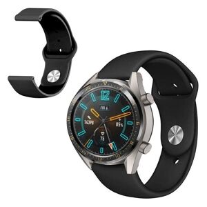 Generic Huawei Watch GT 2 46mm silikoneurrem - Sort