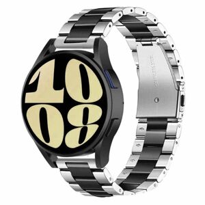 CaseOnline Urrem rustfrit stål Samsung Galaxy Watch 6 (44mm) - Sølv/sort
