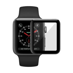 MOBILCOVERS.DK Apple Watch 3 / 2 / 1 (38mm) Beskyttelsesglas - Full-Fit- Sort Kant