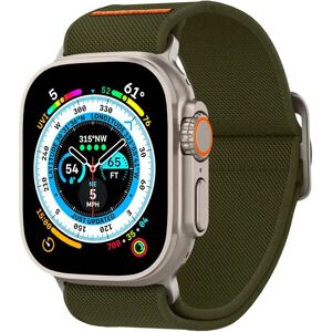 Spigen Fit Lite Ultra Apple Watch (42/44/SE/45/49mm) Stof Rem - Khaki Grøn