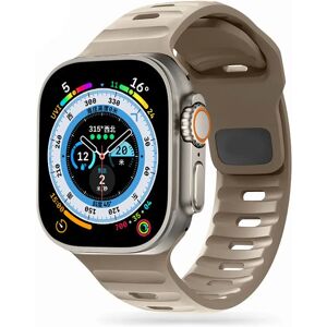 Apple Watch (42/44/SE/45/49mm) Tech-Protect Iconband Line Silikone Rem - Army Sand