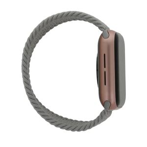 TelForceOne Apple Watch (38/40/SE/41MM) Elastisk Stof Rem - Str. XS - Grå