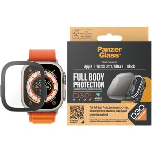 PanzerGlass Apple Watch Ultra 1/2 (49mm) Full Body D3O Bio Protection Cover + Indbygget Skærmbeskyttelse - Sort