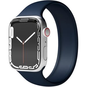 Apple Watch (42/44/SE/45/49MM) Vonmählen Solo Loop Small Silikone Rem - Mørkeblå