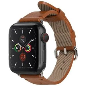 Apple Watch (38/40/SE/41MM) Native Union Classic Strap Ægte Læder Rem - Brun