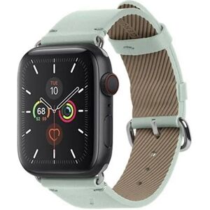 Apple Watch (42/44/SE/45/49mm) Native Union Classic Strap Ægte Læder Rem - Grøn