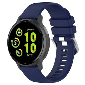 MOBILCOVERS.DK Garmin Vivoactive 5 Silikone Rem - Mørkeblå