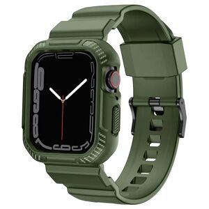 MOBILCOVERS.DK Apple Watch (42/44/SE/45mm) Plastik Cover og Rem - Grøn