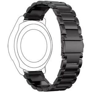 MOBILCOVERS.DK Universal 14mm Stainless Steel Smartwatch Rem - Sort