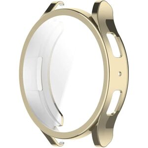 MOBILCOVERS.DK Samsung Galaxy Watch 6 (44mm) Plastik Cover m. Indbygget Skærmbeskytter - Guld