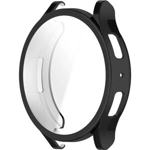 MOBILCOVERS.DK Samsung Galaxy Watch 6 (44mm) Plastik Cover m. Indbygget Skærmbeskytter - Sort