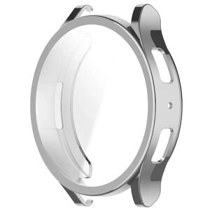 MOBILCOVERS.DK Samsung Galaxy Watch 6 (40mm) Plastik Cover m. Indbygget Skærmbeskytter - Sølv