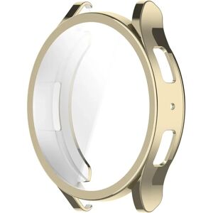 MOBILCOVERS.DK Samsung Galaxy Watch 6 (40mm) Plastik Cover m. Indbygget Skærmbeskytter - Guld