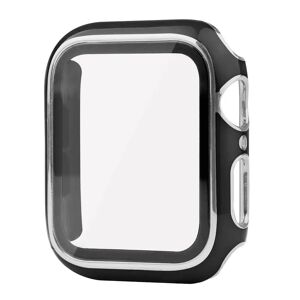 MOBILCOVERS.DK Apple Watch Ultra 1/2 (49mm) Hård Plast Cover m. Indbygget Skærmbeskyttelse - Sort / Sølv