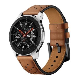 Samsung Galaxy Watch (46mm) Tech-Protect Ægte Læder Rem - Brun