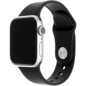 Apple Watch (42 / 44 / 45 / SE / 49mm) Fixed Silikone Rem Sæt - Sort