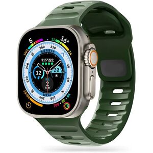 Apple Watch (38/40/SE/41mm) Tech-Protect Iconband Line Silikone Rem - Army Green