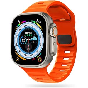 Apple Watch (42/44/SE/45/49mm) Tech-Protect Iconband Line Silikone Rem - Orange