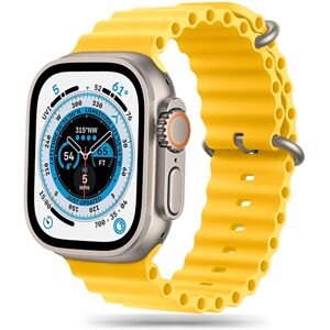 Apple Watch (42/44/45/49mm) Tech-Protect Iconband Pro Silikone Rem - Gul