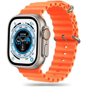 Apple Watch (42/44/45/49mm) Tech-Protect Iconband Pro Silikone Rem - Orange