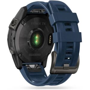 Universal Garmin 26mm Tech-Protect Iconband Line Silikone Rem - Navy Blå