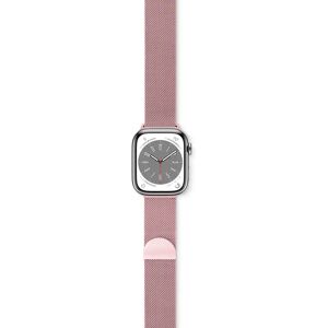 Apple Watch (38/40/SE/41mm) Epico Milanese Rustfri Stål Rem - Rose Gold