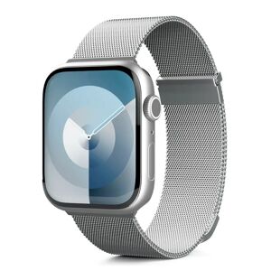 Apple Watch (38/40/SE/41mm) Epico Milanese+ (Plus) Rustfri Stål Rem - Silver