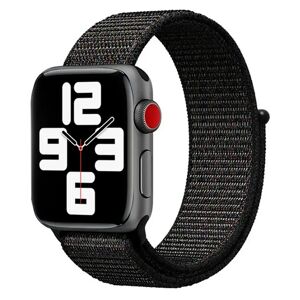 Apple Watch (42/44/SE/45/49mm) Lippa Nylon Rem - Sort