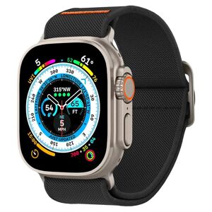 Spigen Fit Lite Ultra Apple Watch (42/44/SE/45/49mm) Stof Rem - Sort