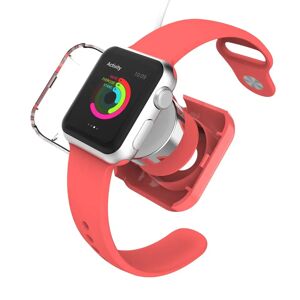 MOBILCOVERS.DK Apple Watch (38mm) / (42mm) Opladnings Cover Case Rød