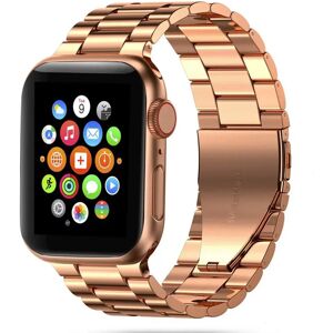 Apple Watch (42/44/SE/45/49mm) Tech-Protect Rustfri Stål Rem - Rose Gold