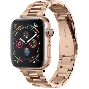 Apple Watch (38/40/SE/41MM) Spigen Modern Fit Band - Rustfri Stål Rem inkl. Stifter - Rose Gold