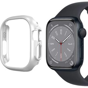 MOBILCOVERS.DK Apple Watch 9/8/7 (45mm) Hård Plast Cover - Sølv