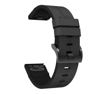 MOBILCOVERS.DK Universal Garmin 22mm Læder Rem - Sort