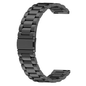 MOBILCOVERS.DK Smartwatch Rem Rustfri Stål (22mm) - Sort