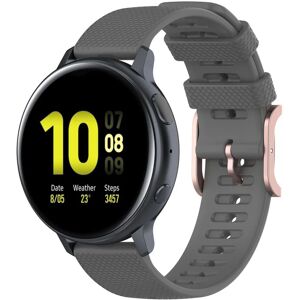 MOBILCOVERS.DK Smartwatch Silikone Rem (20mm) Prikket - Grå / Rose Gold