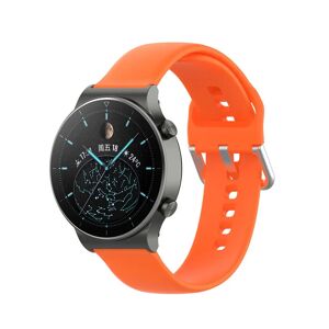 MOBILCOVERS.DK Smartwatch Buckle Silikone Rem (22mm) m. Spænde - Orange - Size L