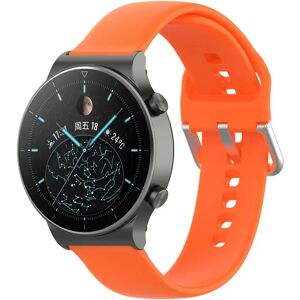 MOBILCOVERS.DK Smartwatch Buckle Silikone Rem (22mm) m. Spænde - Orange - Size L