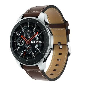 MOBILCOVERS.DK Universal Smartwatch 20mm Klassisk Læder Rem - Coffee