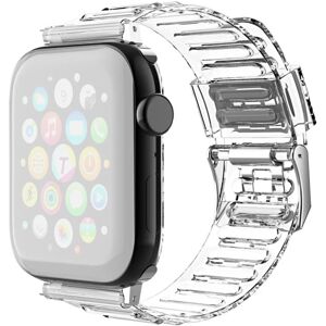 MOBILCOVERS.DK Apple Watch (38/40/SE/41MM) Fleksibel Plastik Rem - Gennemsigtig