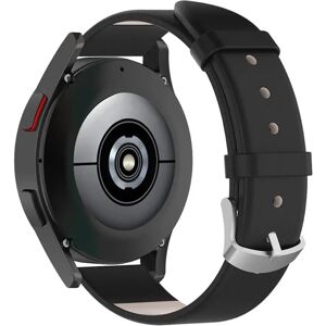 MOBILCOVERS.DK Universal Smartwatch Læder Rem (20mm) - Mat Sort