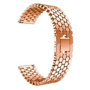 MOBILCOVERS.DK Universal Smartwatch Metal Rem (22mm) - Rose Gold