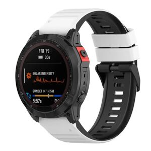 Tech-Protect Universal Garmin 26mm Riflet Silikone Rem m. Værktøj - Hvid / Sort