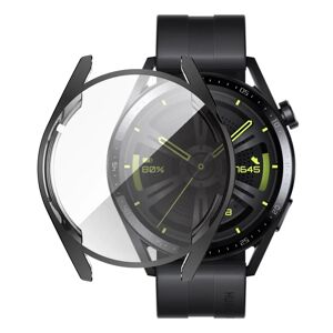 MOBILCOVERS.DK Huawei Watch GT 3 (42mm) Fleksibelt Plastik Cover m. Skærmbeskyttelse - Sort