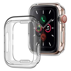 MOBILCOVERS.DK Apple Watch 9/8/7 (41mm) Fleksibelt Plast Cover - Gennemsigtig