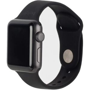 Apple Watch (42/44/SE/45/49MM) Holdit Silikone Rem - Sort