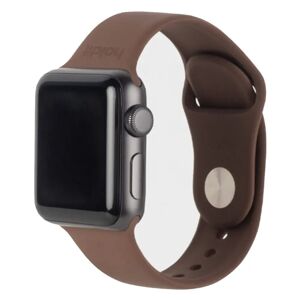 Apple Watch (42/44/SE/45/49MM) Holdit Silikone Rem - Dark Brown
