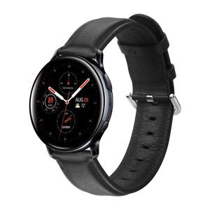 MOBILCOVERS.DK Universal Smartwatch Læder Rem (20mm) - Sort