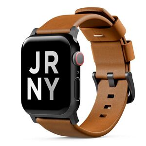 Journey Læder Apple Watch (42/44/SE/45/49mm) Rem - Lysebrun